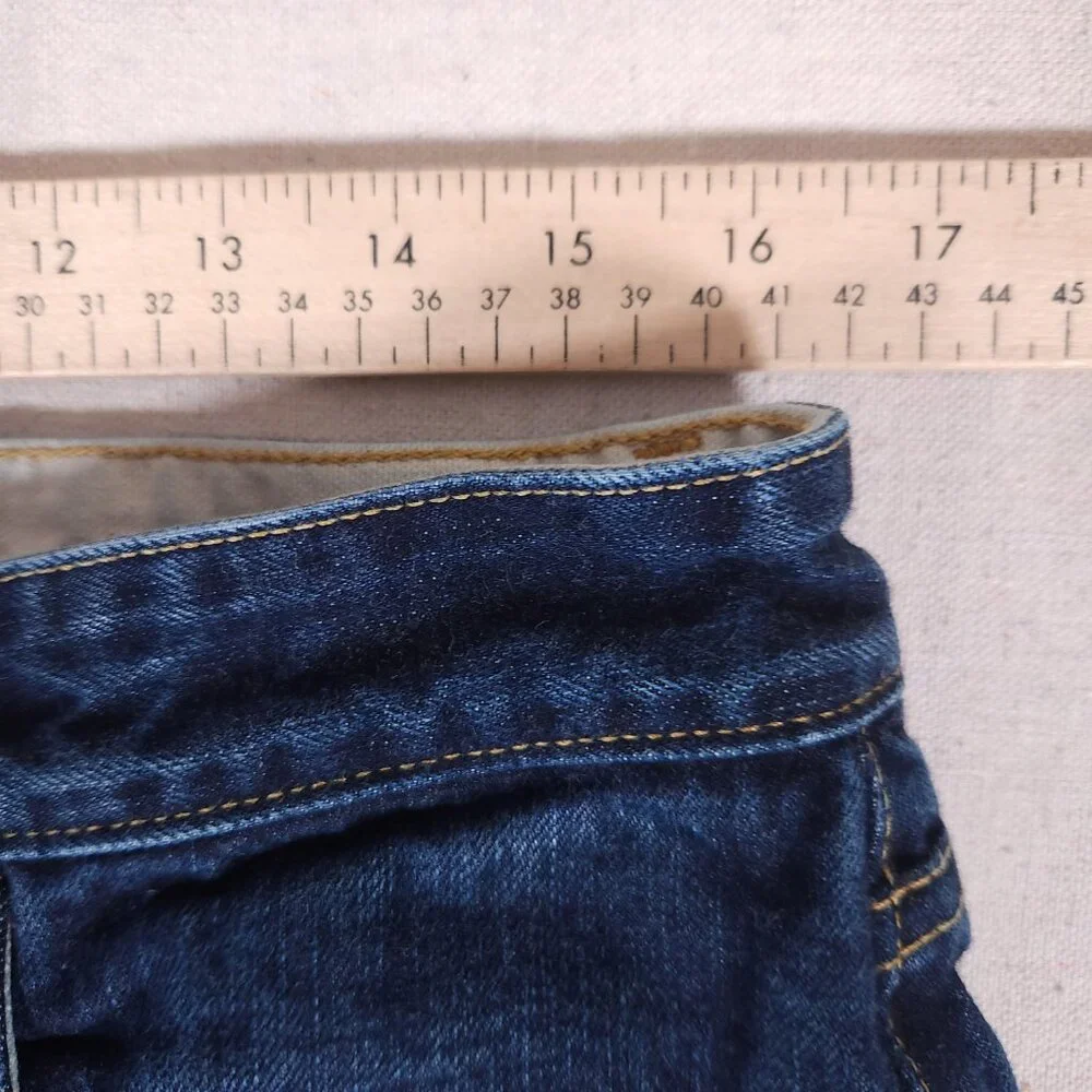 Agave Denimsmith Maverick Classic Straight Blue Jeans Mens Size 36 Button Fly - Picture 3 of 16